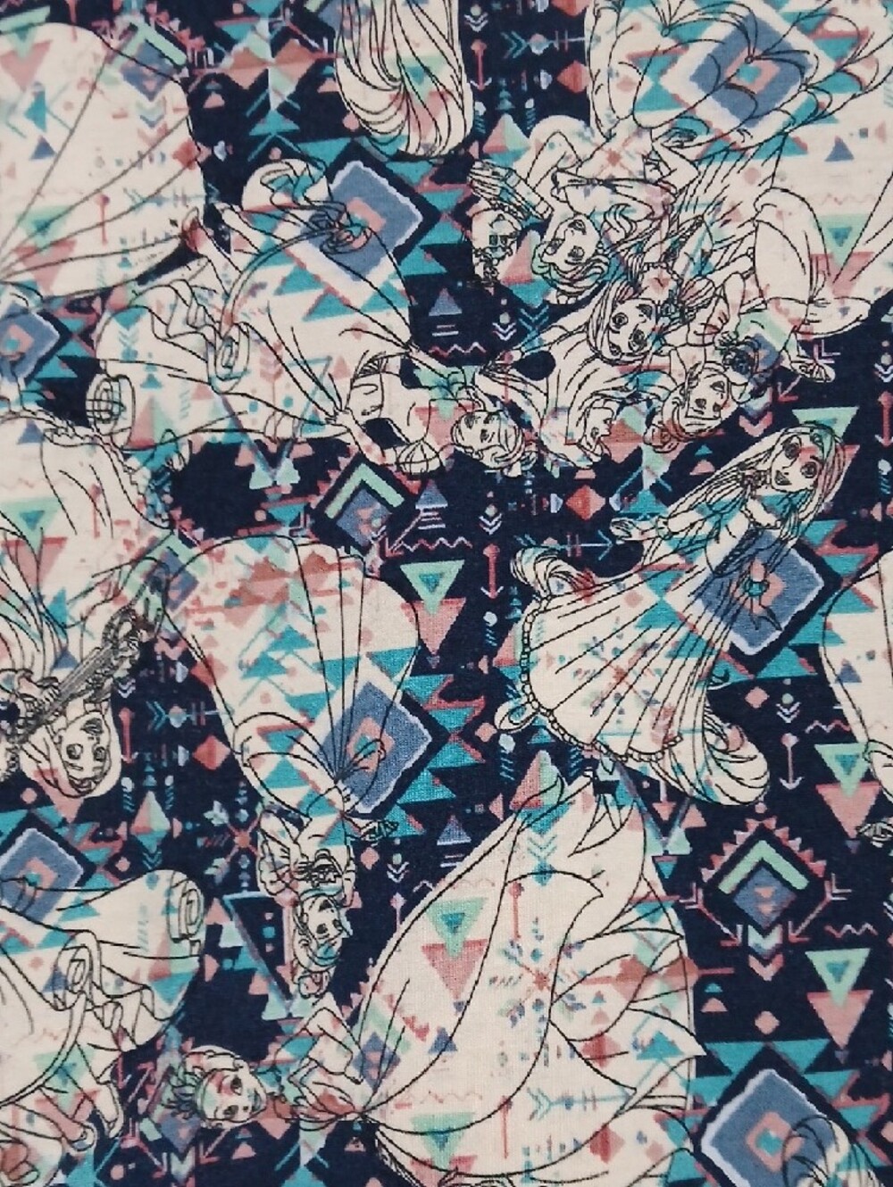 LuLaRoe Disney Princess Perfect T Large - Picture 2 of 7